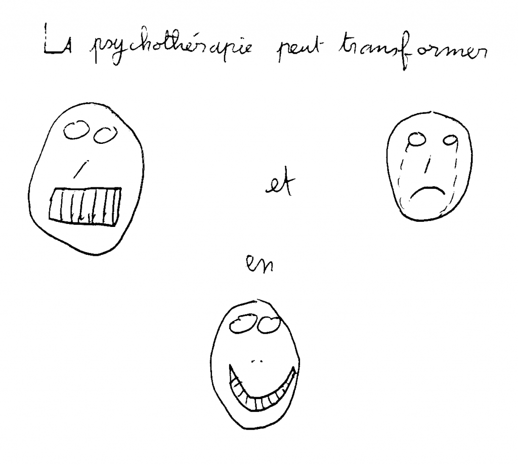 Dessin sur la psychothérapie